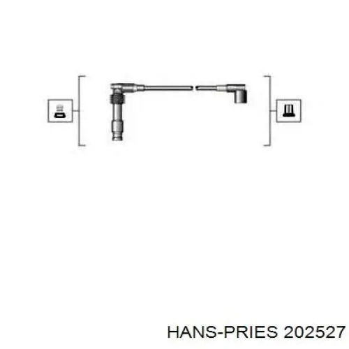 202527 Hans Pries (Topran) juego de cables de encendido