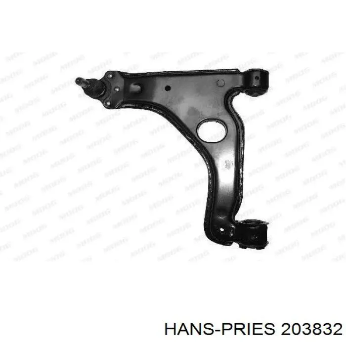 203 832 Hans Pries (Topran) barra oscilante, suspensión de ruedas delantera, inferior izquierda
