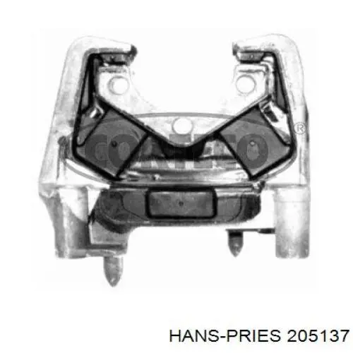 205137 Hans Pries (Topran) montaje de transmision (montaje de caja de cambios)