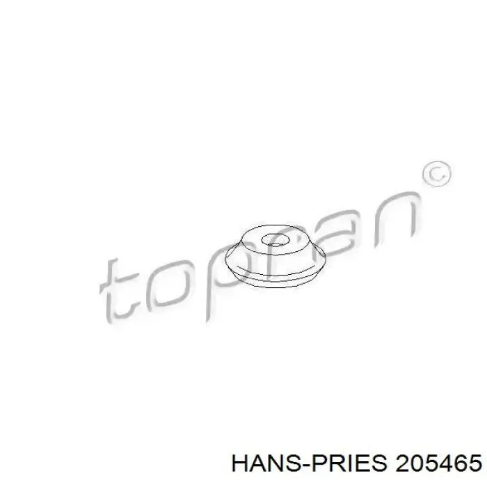 0344588 Opel Soporte del amortiguador delantero