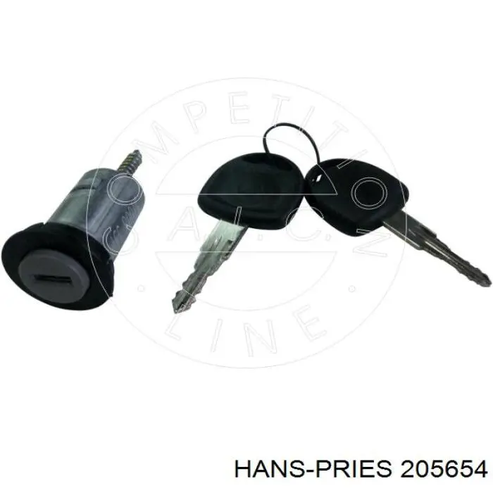 205654 Hans Pries (Topran) bombín de cerradura de encendido