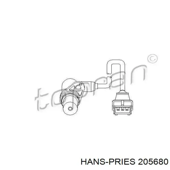 Generador de impulsos, cigüeñal  Hans Pries (Topran) 205680 precio, desde 26,71 EUR