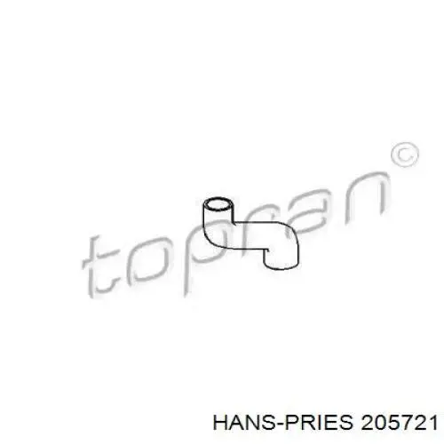 Manguera de admisión de la bomba de agua Hans Pries (Topran) 205721 precio, desde 8,97 EUR