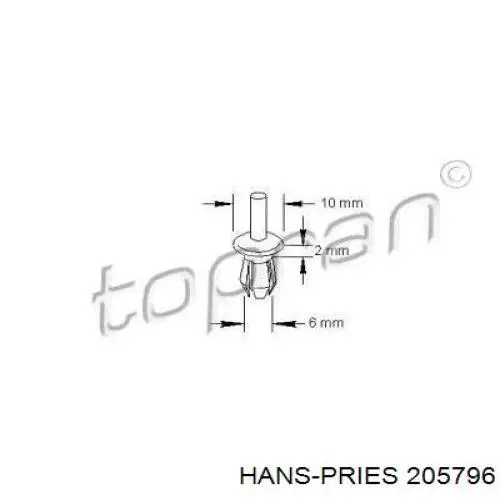 Clip de sujeción de moldura de estribo Opel 1404926 precio, desde 0,37 EUR