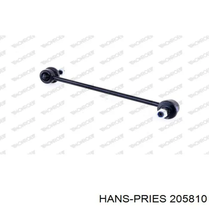 205810 Hans Pries (Topran) cilindro de cerradura de puerta delantera izquierda