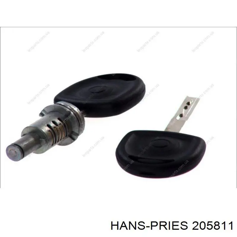 205811 Hans Pries (Topran) cilindro de cerradura de puerta delantera