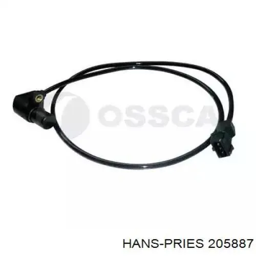Sensor de cigüeñal 205887 Hans Pries (Topran)