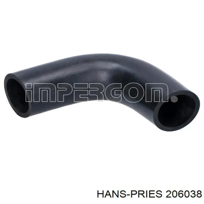 206038 Hans Pries (Topran) tubo de ventilacion del carter (separador de aceite)