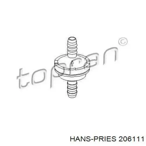 Válvula del servofreno Hans Pries (Topran) 206111 precio, desde 2,98 EUR