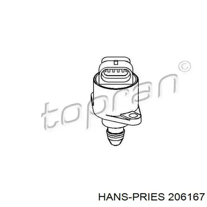 206167 Hans Pries (Topran) Regulador de ralentí