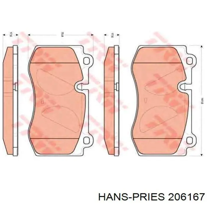 206167 Hans Pries (Topran) válvula de mando de ralentí