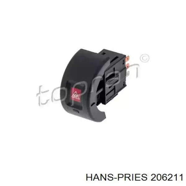 206211 Hans Pries (Topran) Botón de emergencia