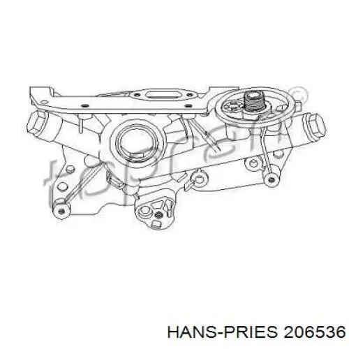 206536 Hans Pries (Topran) bomba de aceite