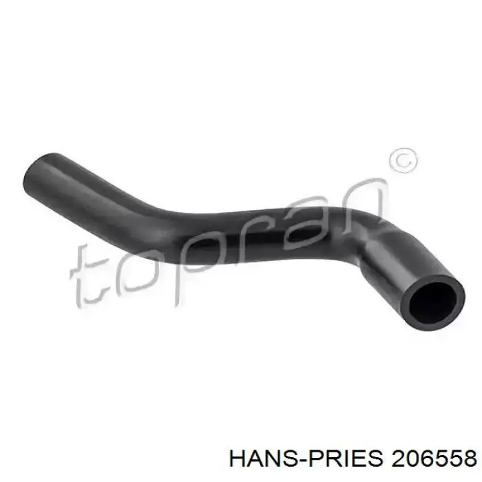 206558 Hans Pries (Topran) tubo de ventilacion del carter (separador de aceite)