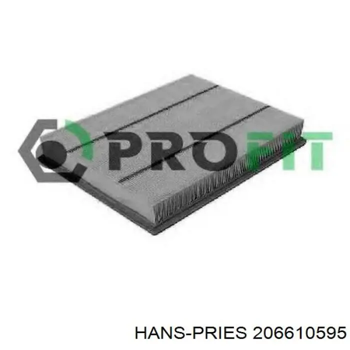 206 610 595 Hans Pries (Topran) filtro de aire