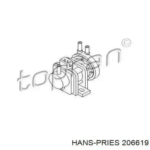 206619 Hans Pries (Topran) Válvula solenoide de control de presión de sobrealimentación