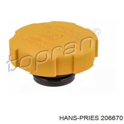 Comprar 206670 Hans Pries (Topran) Tapón depósito de refrigerante