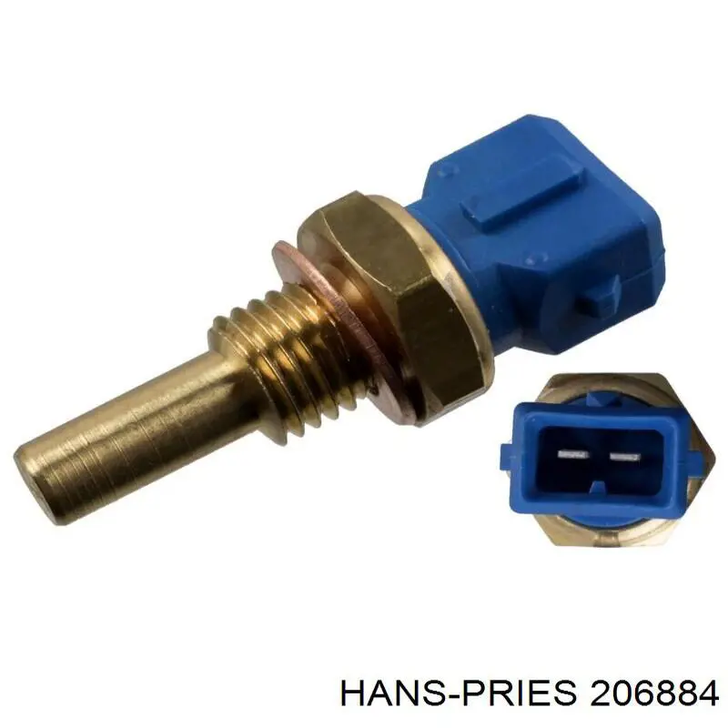 206884 Hans Pries (Topran) sensor de temperatura del refrigerante