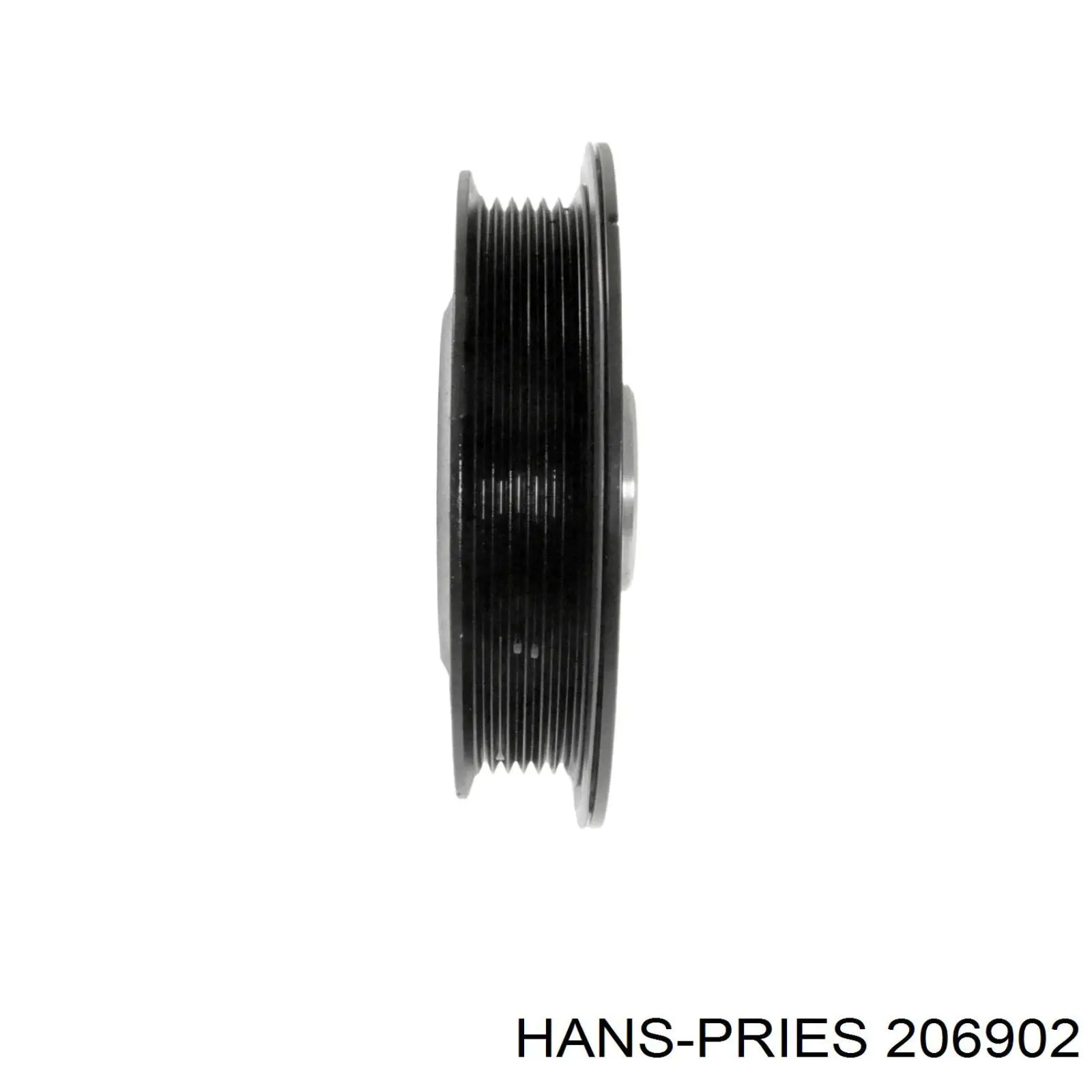 Polea de cigüeñal 206902 Hans Pries (Topran)