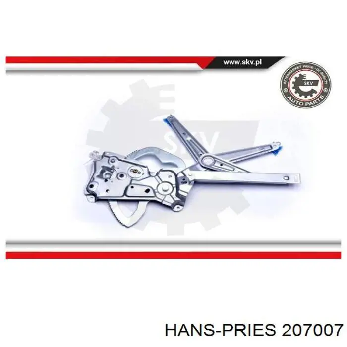 207007 Hans Pries (Topran) Varilla de cambio de marchas