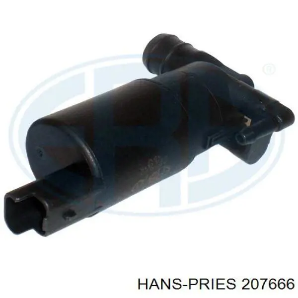 207666 Hans Pries (Topran) bomba de agua limpiaparabrisas, delantera