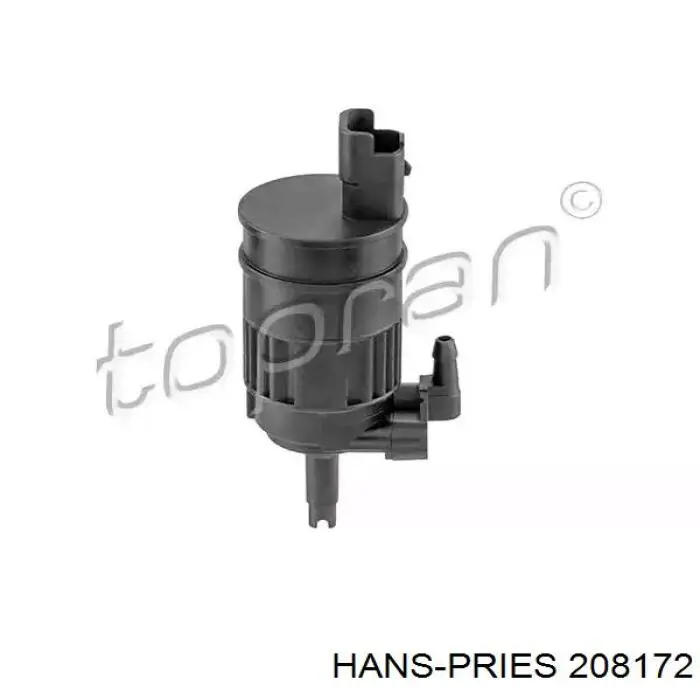 208172 Hans Pries (Topran) Bomba-motor de limpiaparabrisas delantero/trasero