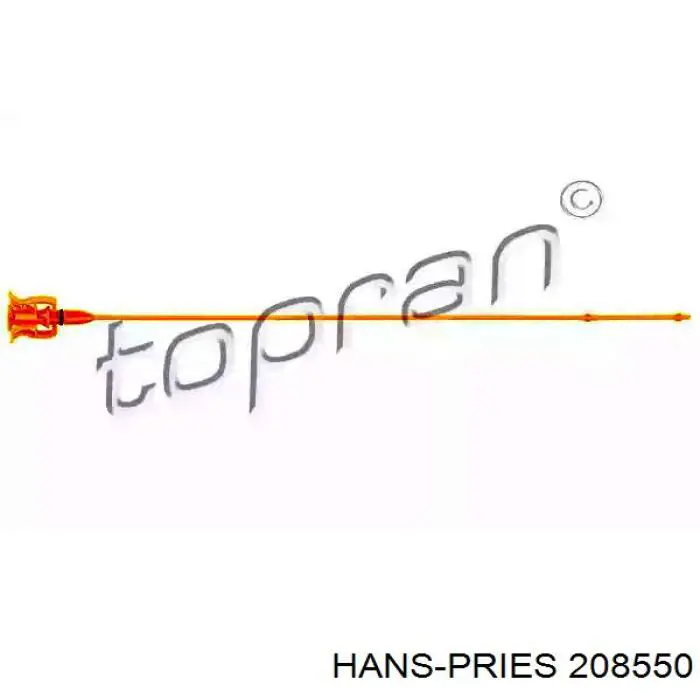 208550 Hans Pries (Topran) varilla del nivel de aceite