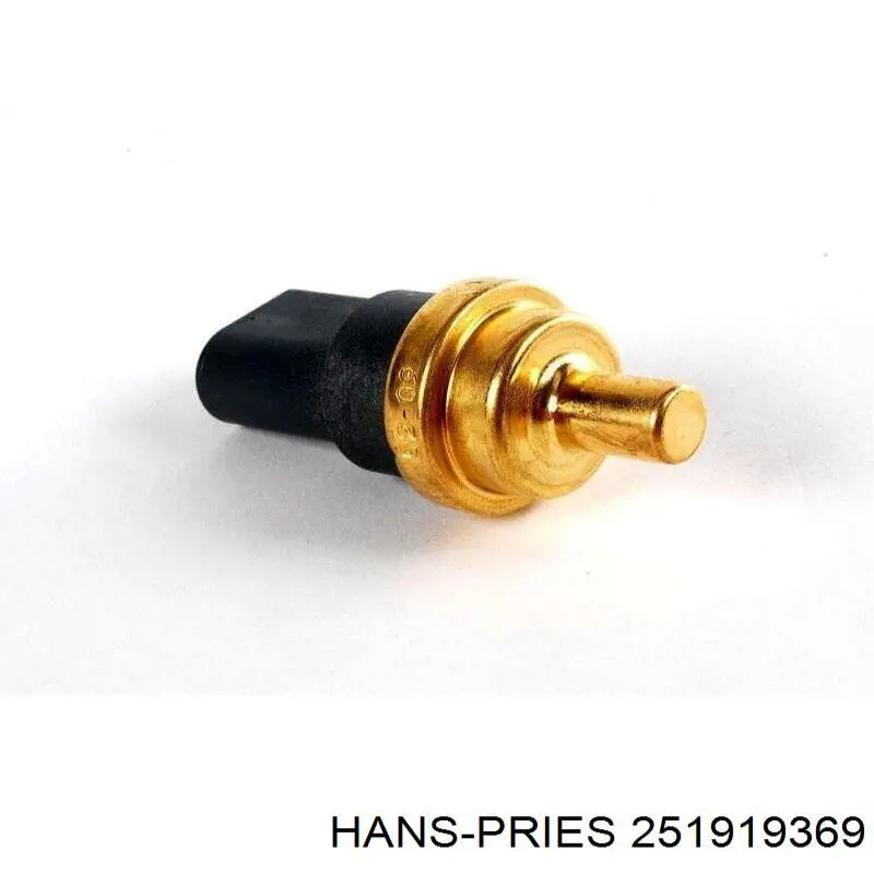 251919369 Hans Pries (Topran) sensor de temperatura del refrigerante, salpicadero