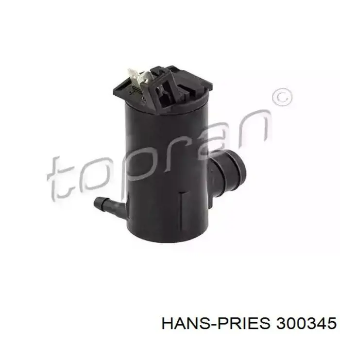 Bomba de agua limpiaparabrisas, delantera Hans Pries (Topran) 300345 precio, desde 7,97 EUR
