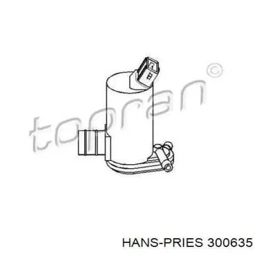 Bomba-motor de limpiaparabrisas delantero/trasero Hans Pries (Topran) 300635 precio, desde 9,82 EUR