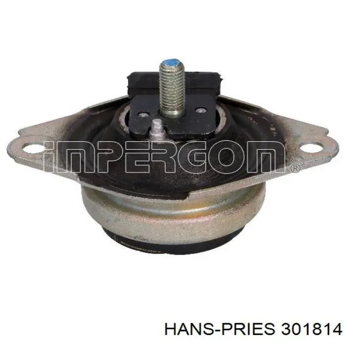 301814 Hans Pries (Topran) soporte, motor izquierdo, trasero