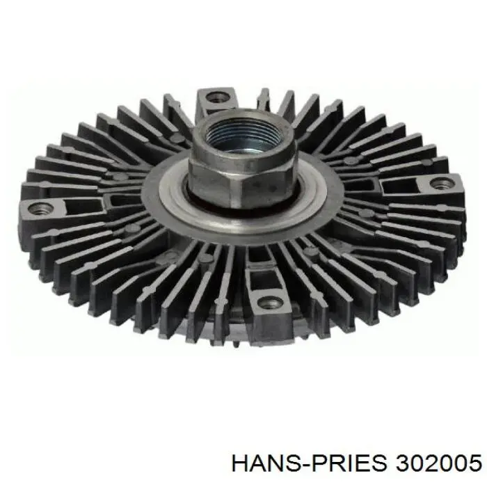 302005 Hans Pries (Topran) embrague, ventilador del radiador