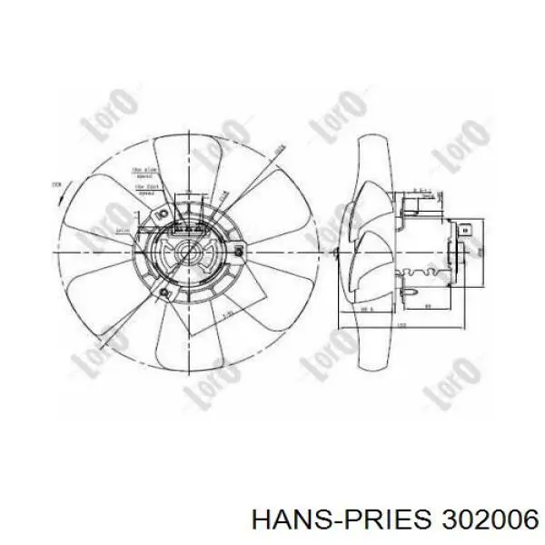 Comprar 302006 Hans Pries (Topran) Embrague viscoso de ventilador
