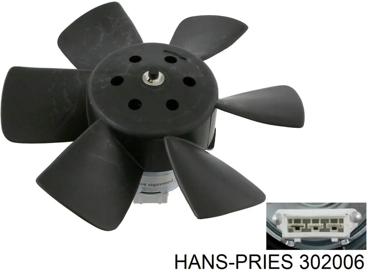 302006 Hans Pries (Topran) embrague, ventilador del radiador