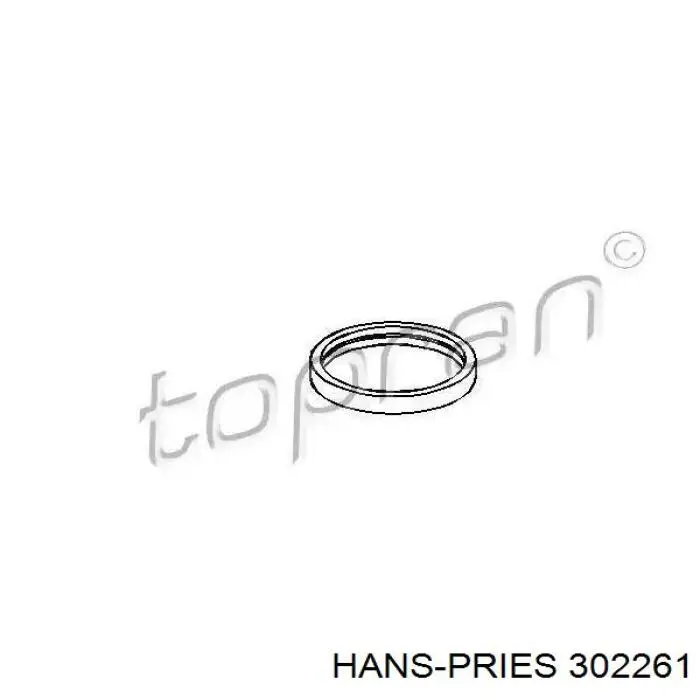 Comprar 302261 Hans Pries (Topran) Junta de termostato