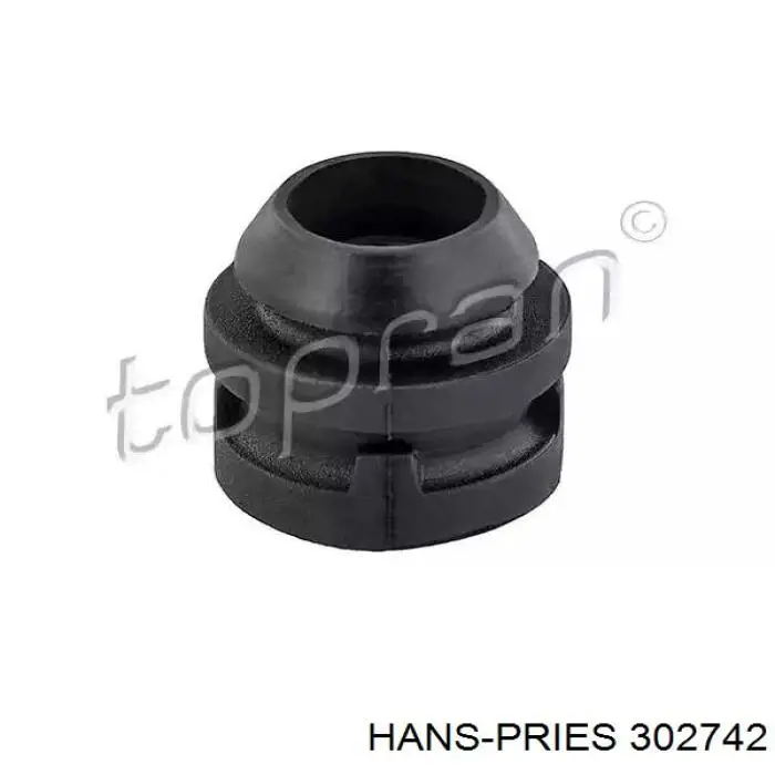 302742 Hans Pries (Topran) soporte del radiador inferior