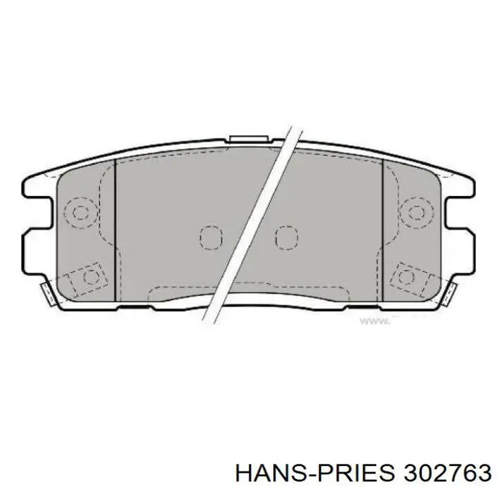 Comprar 302763 Hans Pries (Topran) Soporte de manguera del intercooler