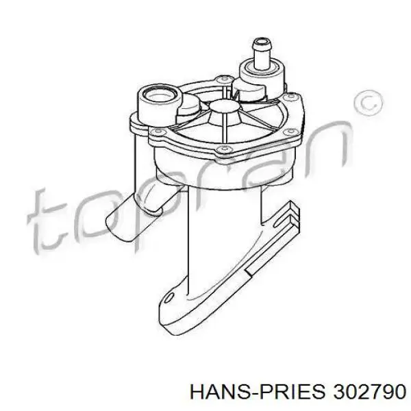 302790 Hans Pries (Topran) bomba de vacío