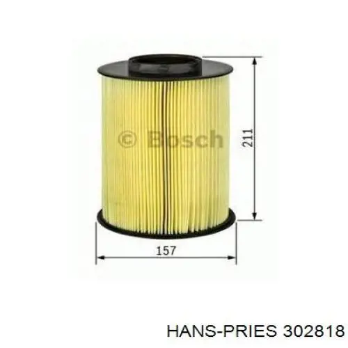 Comprar 302818 Hans Pries (Topran) Filtro de aire