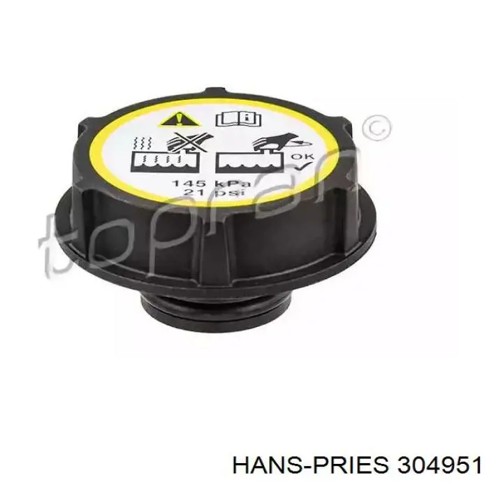 Comprar 304951 Hans Pries (Topran) Tapón depósito de refrigerante