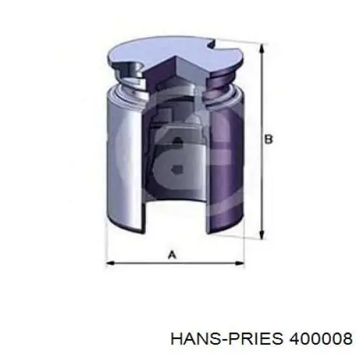 400 008 Hans Pries (Topran) rodillo, correa trapecial poli v