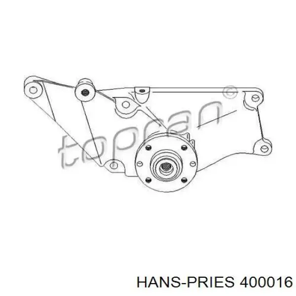 Comprar 400016 Hans Pries (Topran) Tensor de la correa trapecial