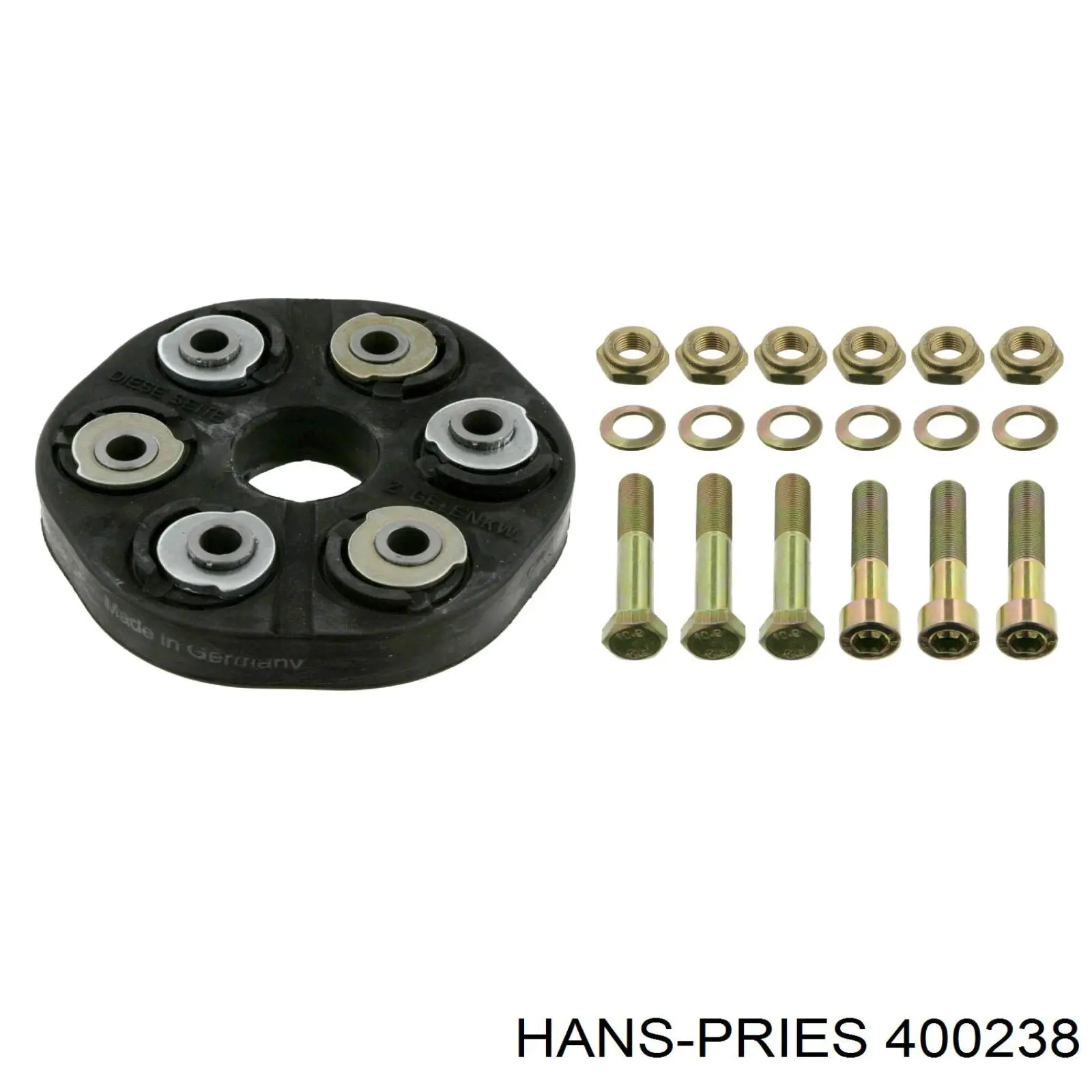 Acoplamiento elástico delantero del cardán Hans Pries (Topran) 400238 precio, desde 55,69 EUR