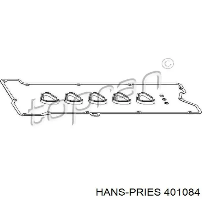 401084 Hans Pries (Topran) junta de la tapa de válvulas del motor