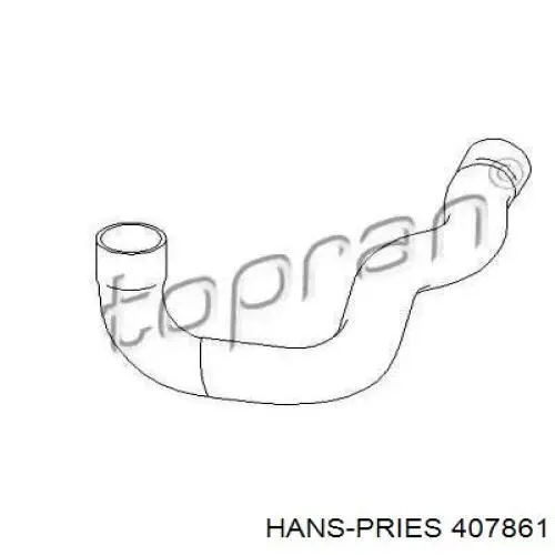 407861 Hans Pries (Topran) tubo intercooler superior