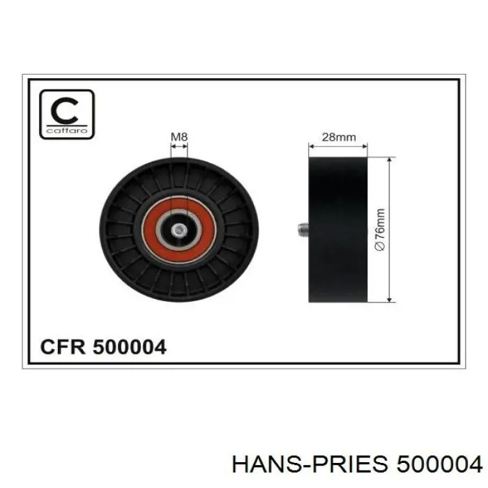 Comprar 500004 Hans Pries (Topran) Soporte de motor, Izquierda / Derecha