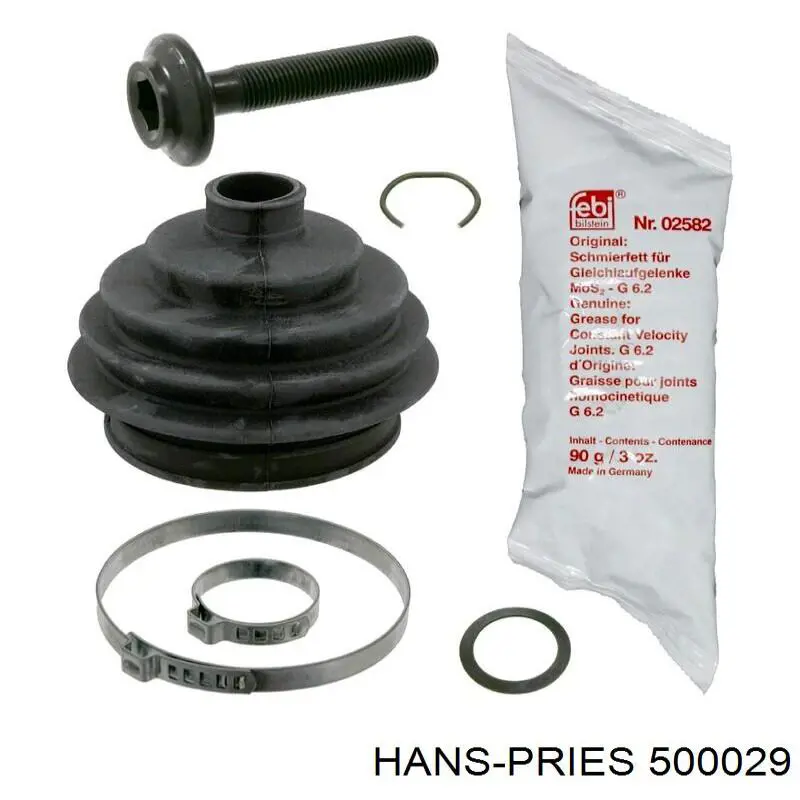 500 029 Hans Pries (Topran) silentblock de mangueta trasera