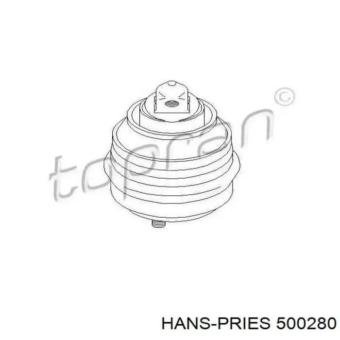 500280 Hans Pries (Topran) Soporte de motor derecho