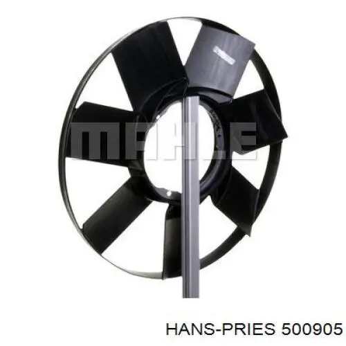 500 905 Hans Pries (Topran) rodete ventilador, refrigeración de motor