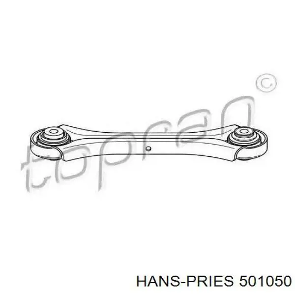 501 050 Hans Pries (Topran) brazo suspension inferior trasero izquierdo/derecho